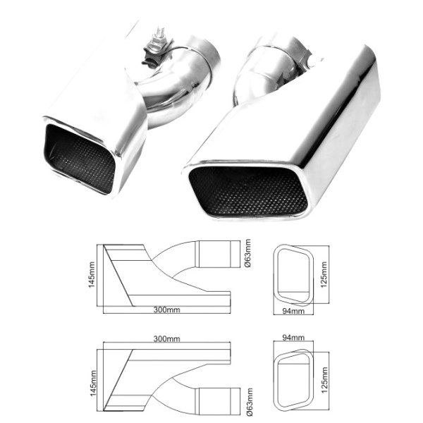 Set Ornamente Toba Compatibil Range Rover Sport TDV6 RRTDV6